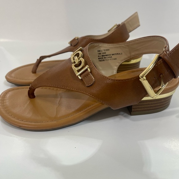 Liz Claiborne Tiffin Slide Memory Foam Adjustable Buckle Strap 5M - Picture 1 of 13